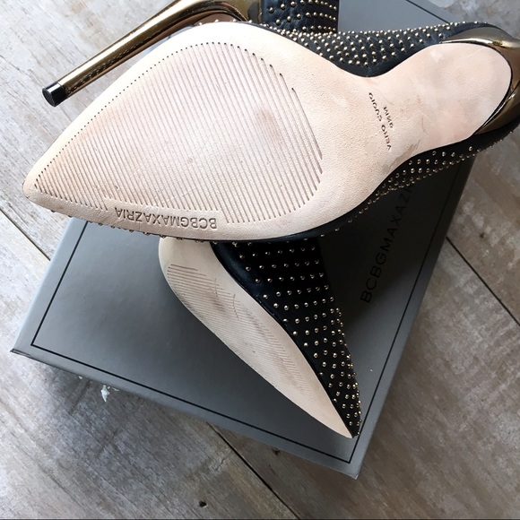 BCBG Max Azria Black Astred Studded Pump - Picture 7 of 8